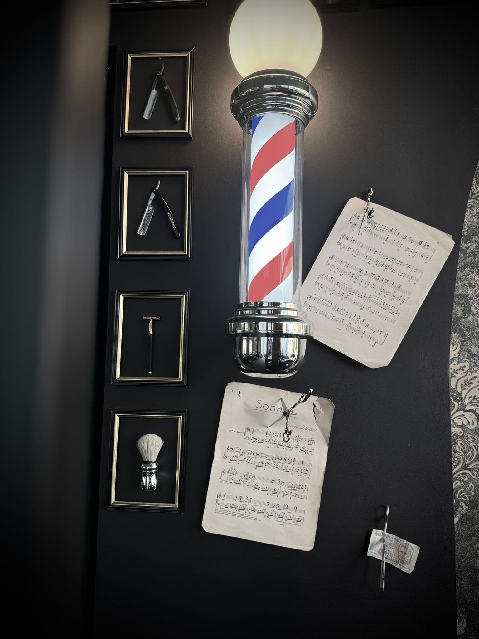 Dettagli vintage del negozio